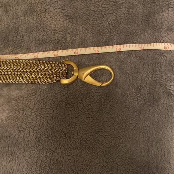 ERIC JAVITS Straw Woven Shoulder Bag Gold Black - Picture 12 of 12